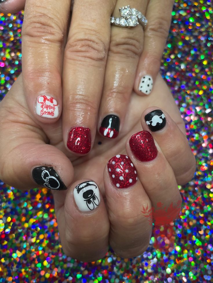 Mickey Decorated Nails