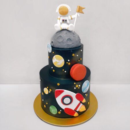 Astronaut Decorated Cake