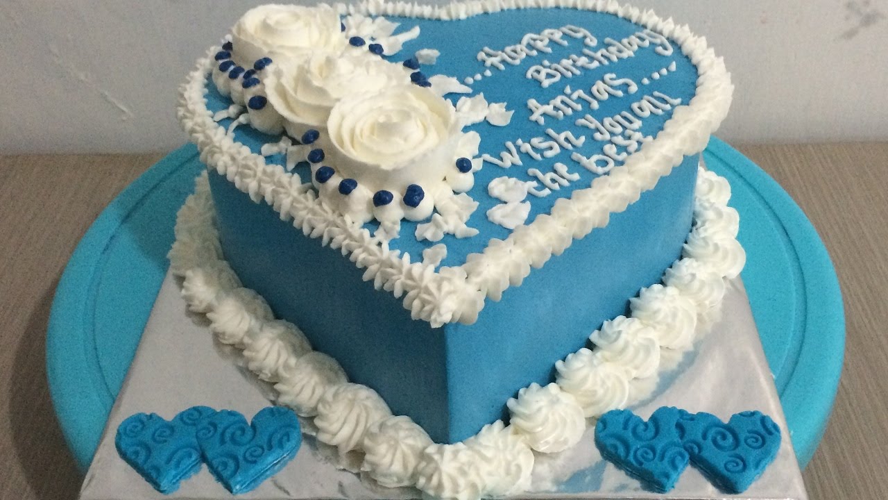 Blue Decorated Cake