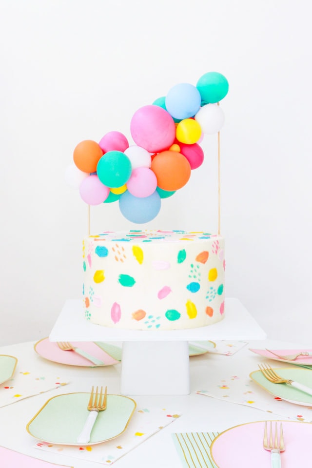 Balloon Decorated Cake