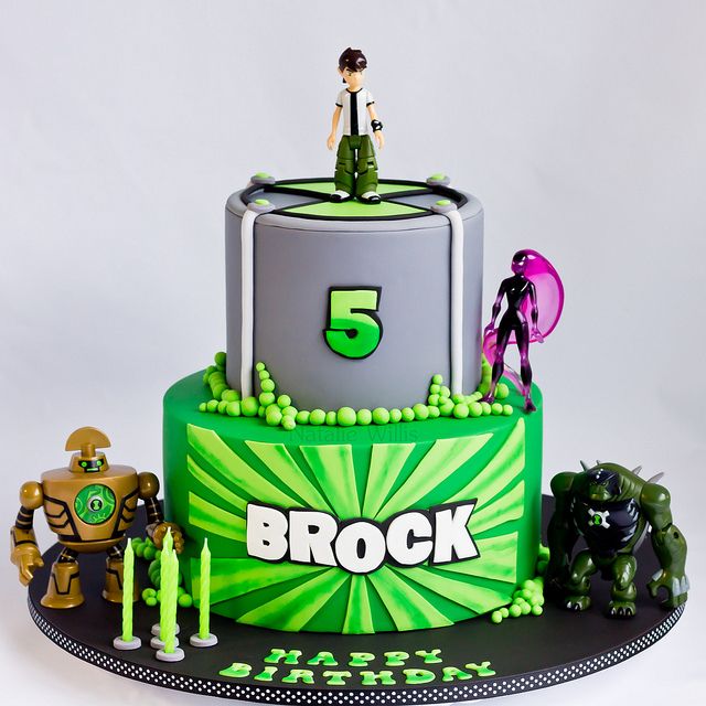 Ben 10 Decorated Cake