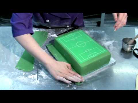 Football Field Decorated Cake