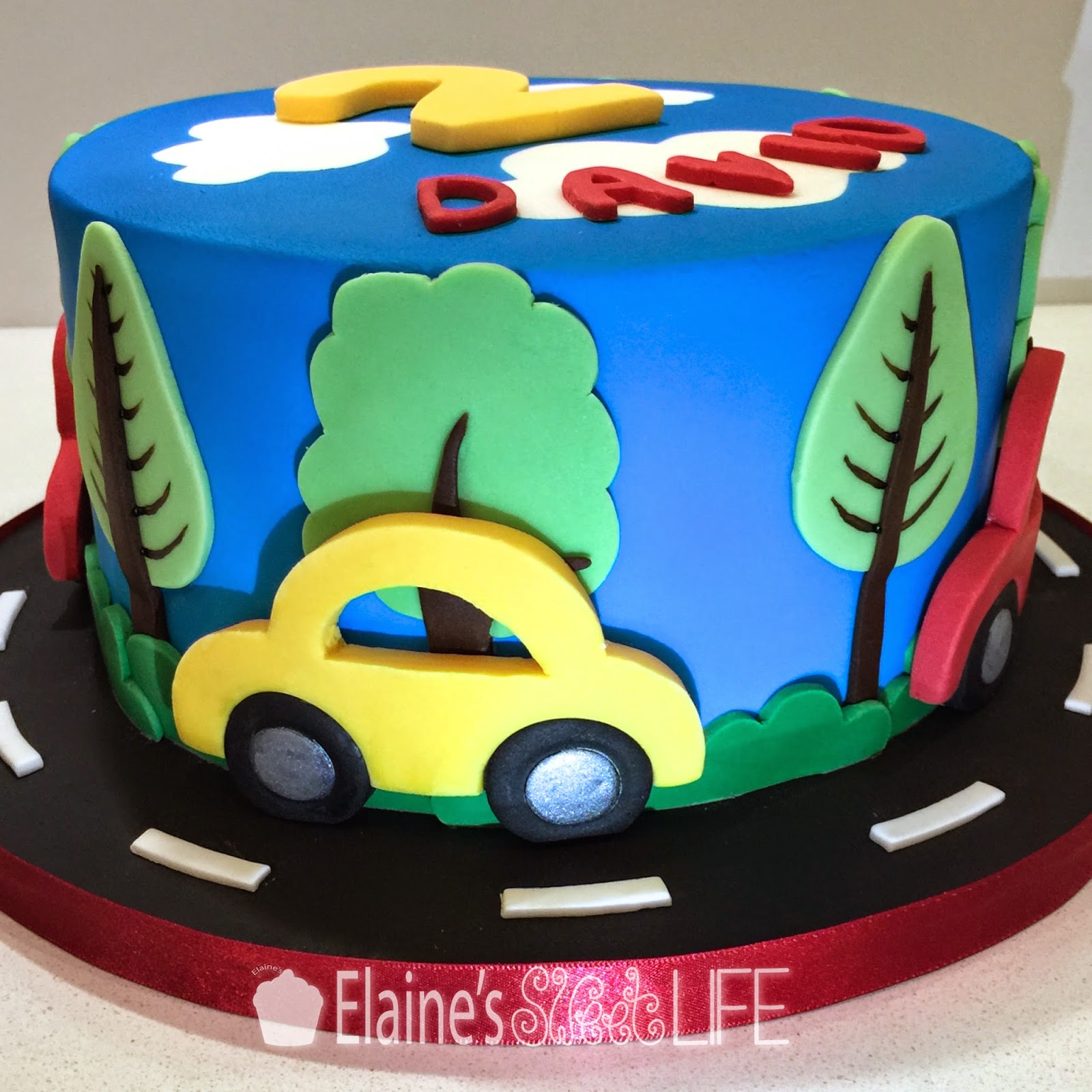 Decorated Car Cake