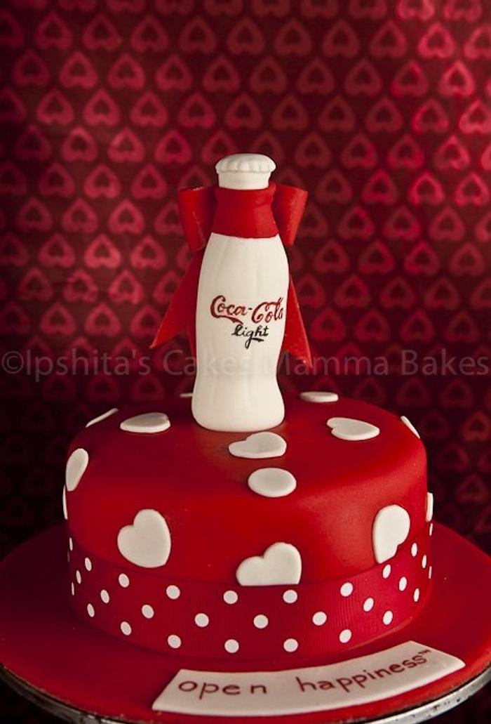 Coca Cola decorated cake