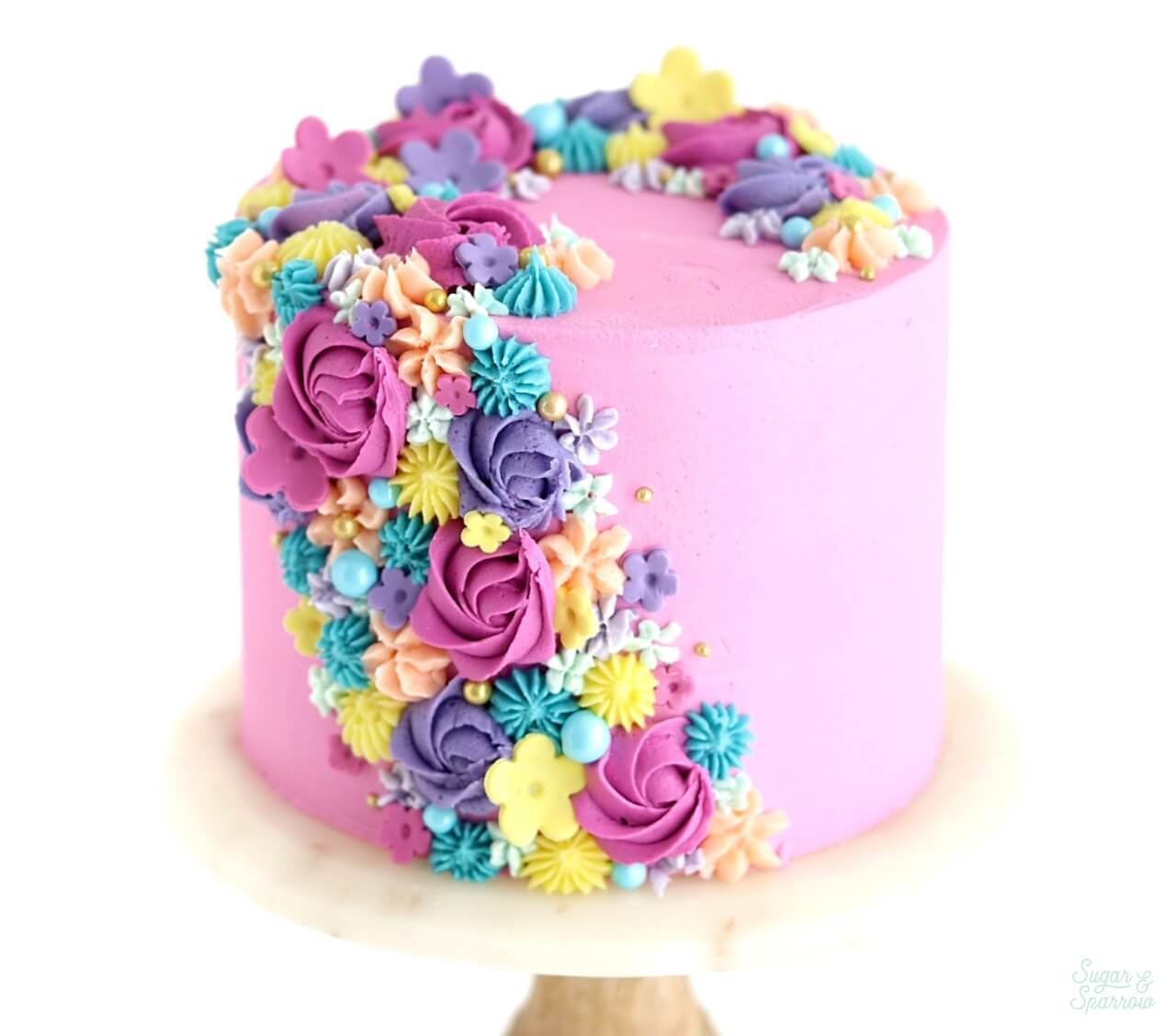 Flower Decorated Cake