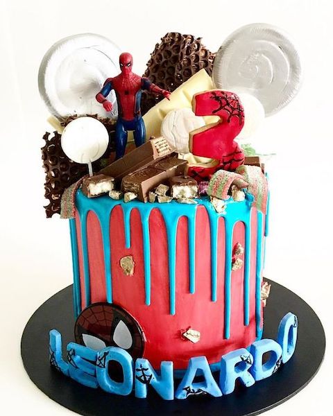 Spider Man Decorated Cake