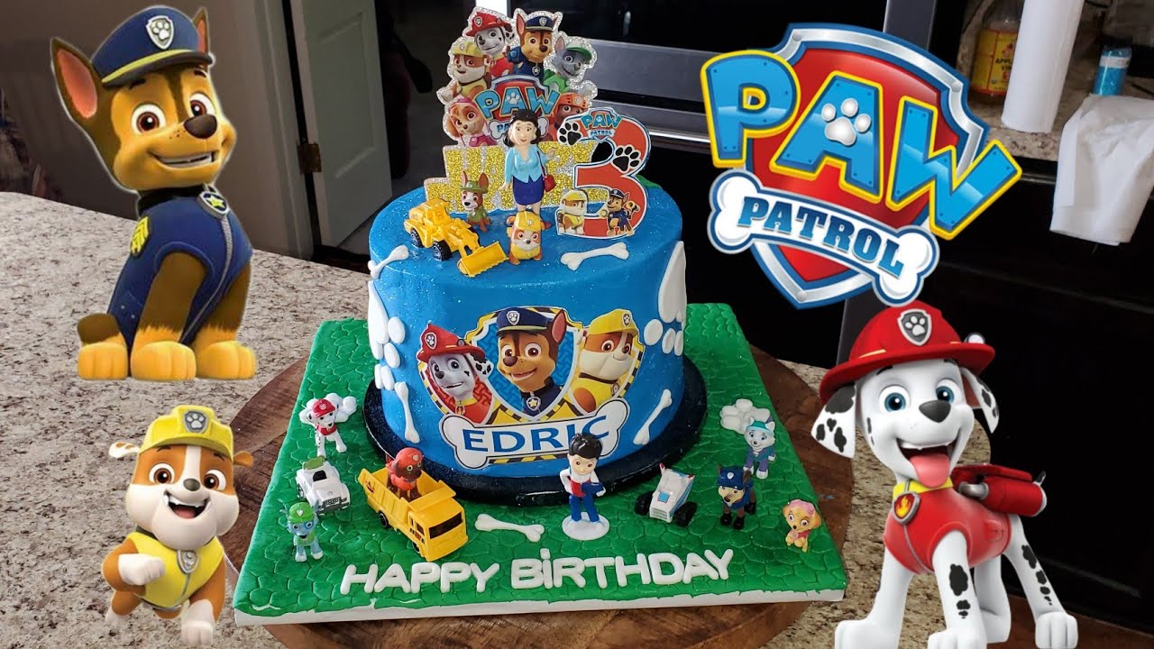 Paw Patrol Decorated Cake