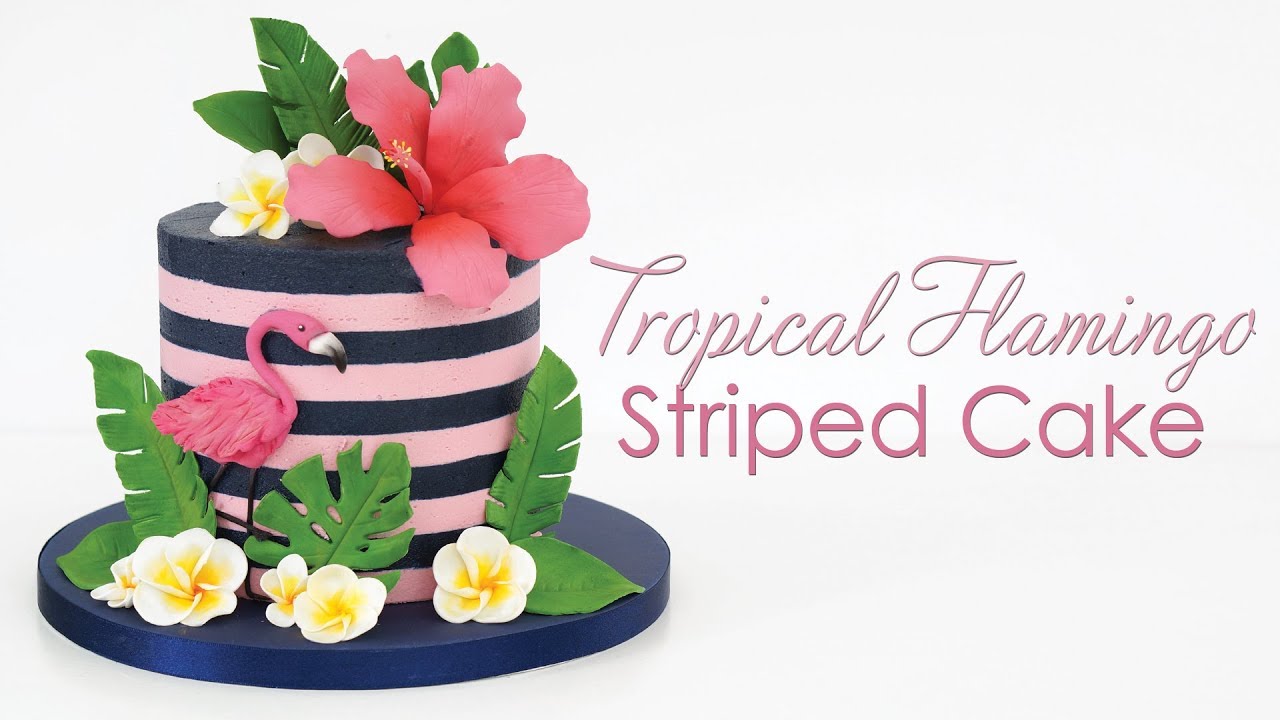 Tropical Decorated Cake