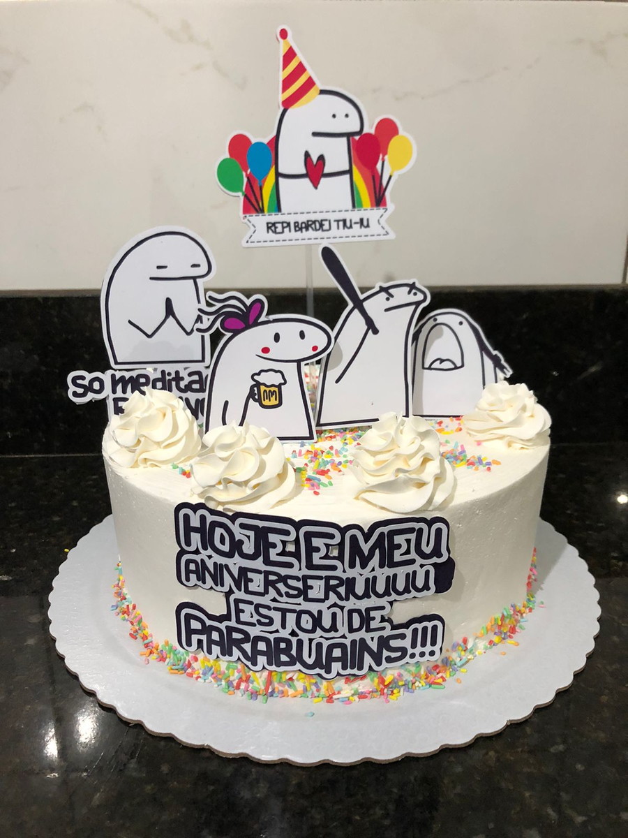 bolo flork aniversário