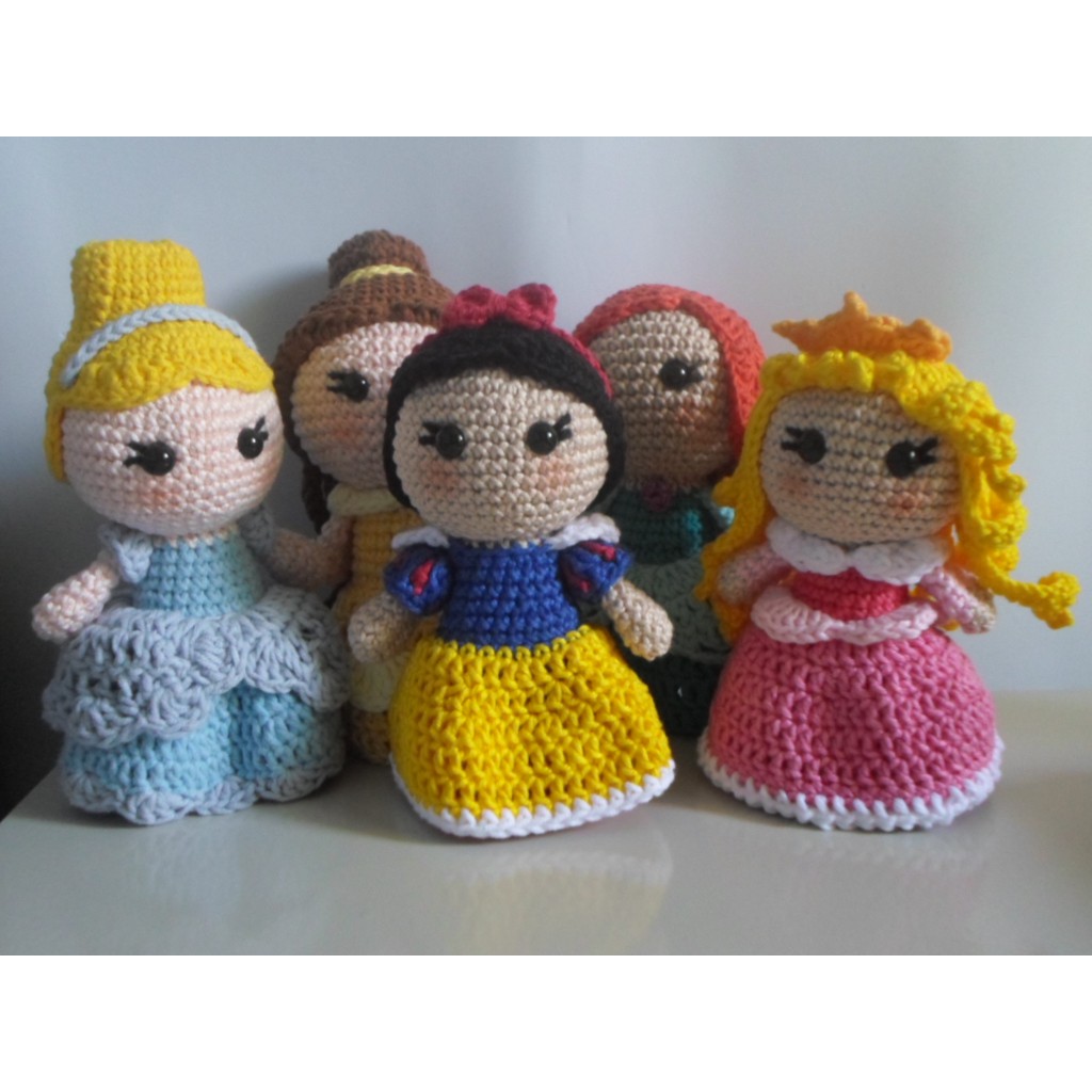 Bonecas De Amigurumi Princesas