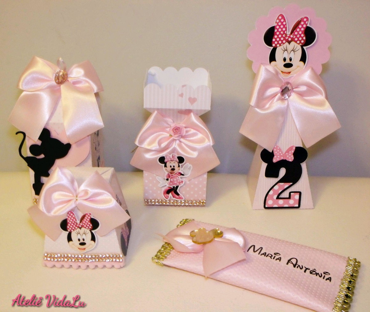 site:elo7.com.br Lembrancinha Minnie Rosa