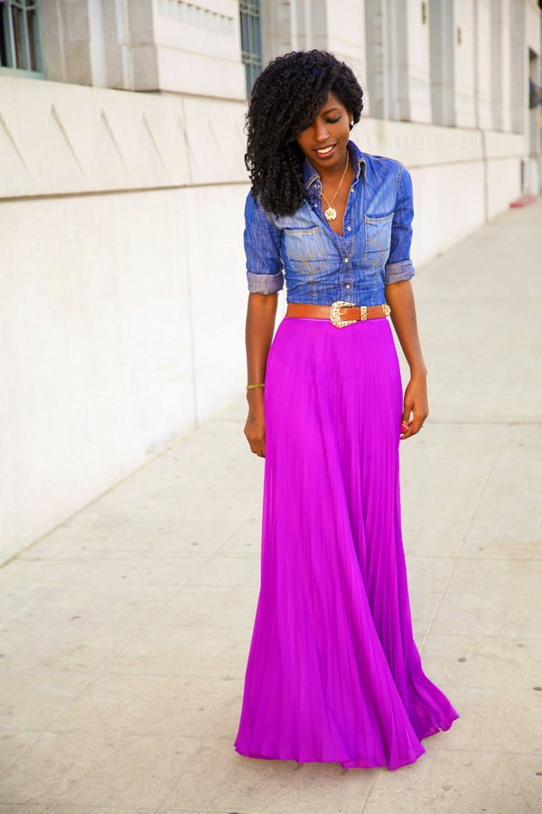 Fashion Look with long skirts