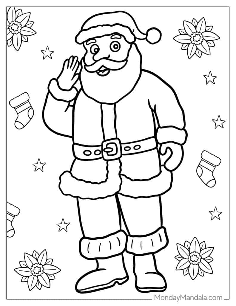 Santa Claus Coloring Pages