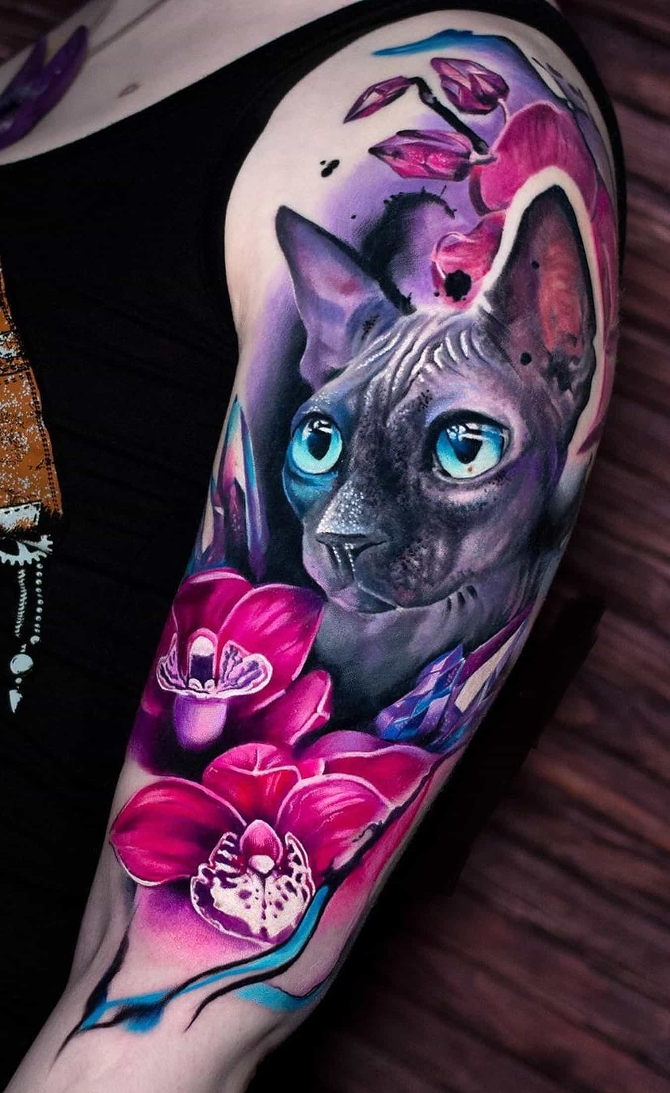 cat tattoo