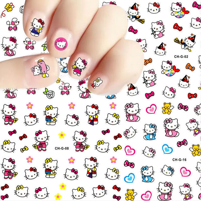 Kitten Decorated Nail