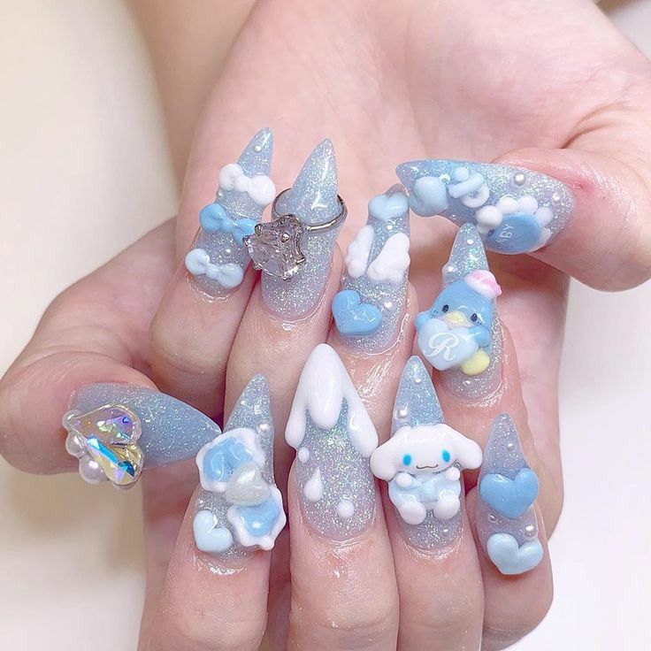 Kawaii Decorated Nails