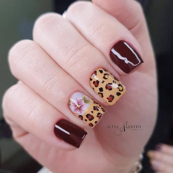 Unhas Decoradas Zebra E Onça