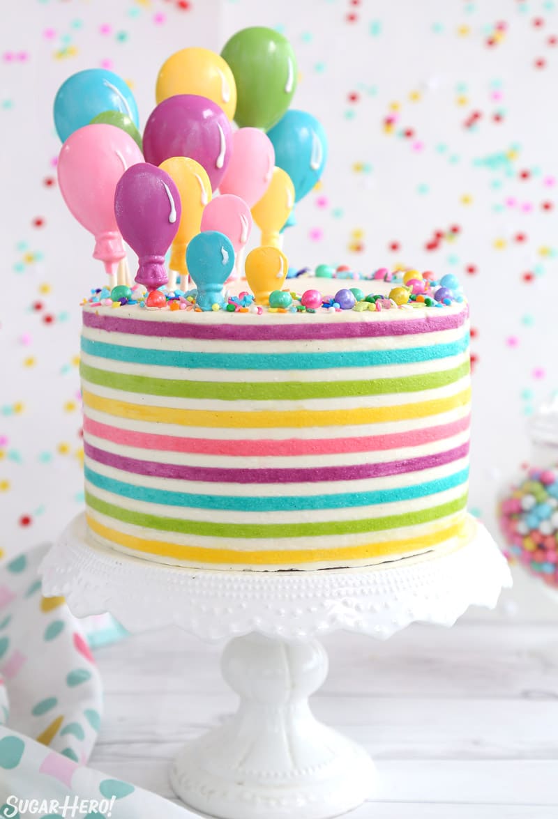 Balloon Decorated Cake