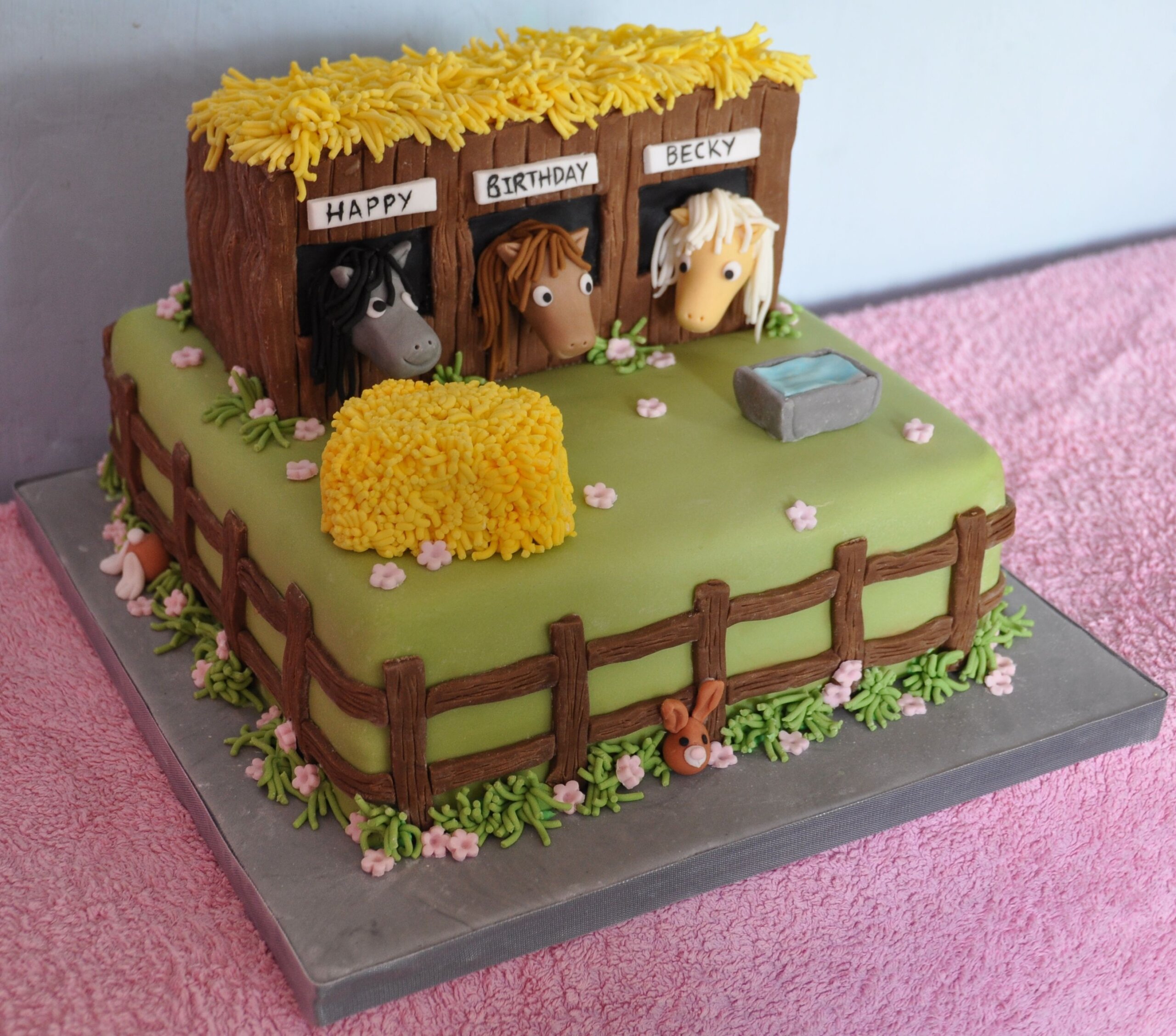 Horse Decorated Cake