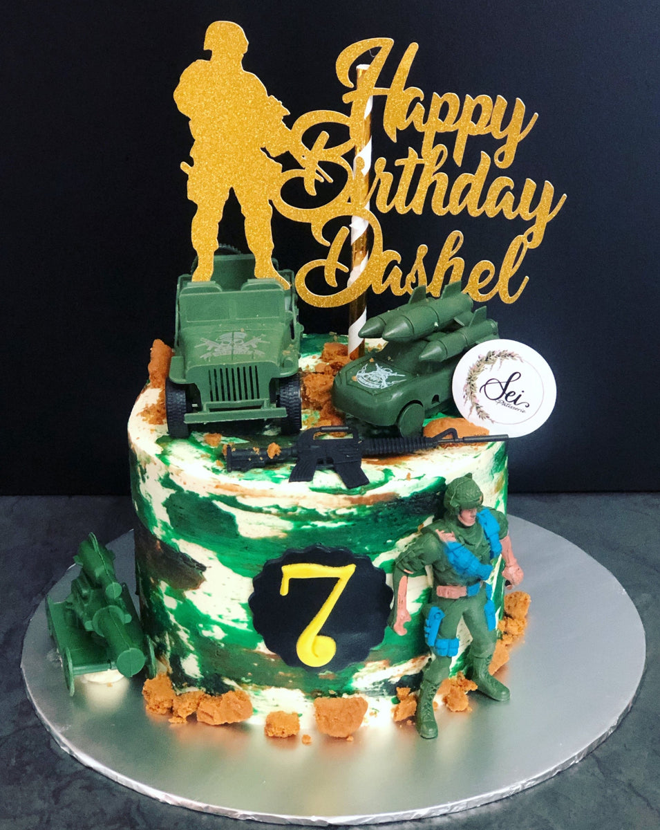 Decorated Army Cake