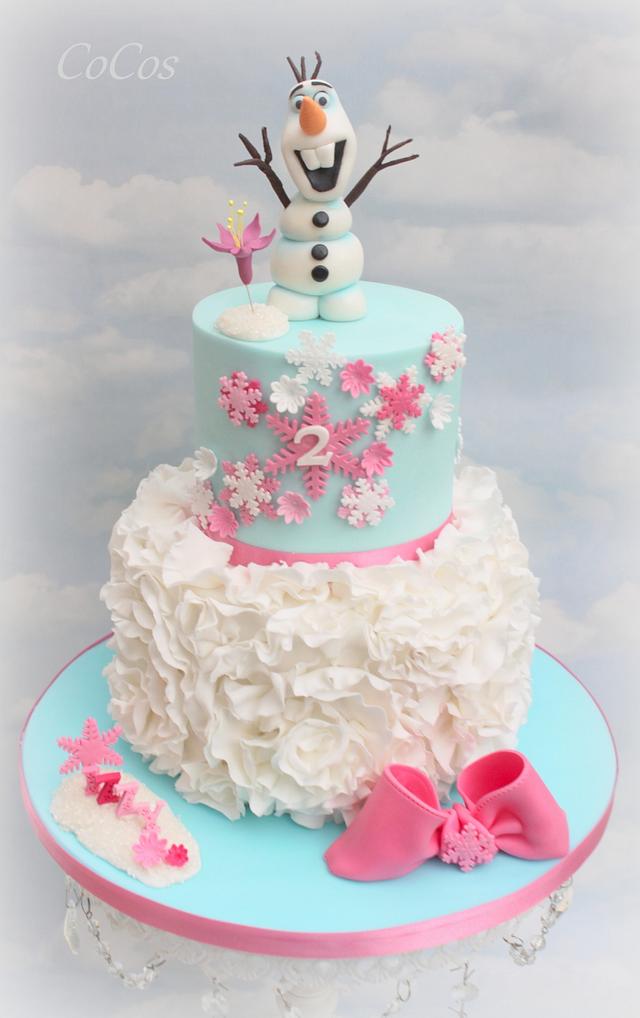 Olaf Decorated Cake