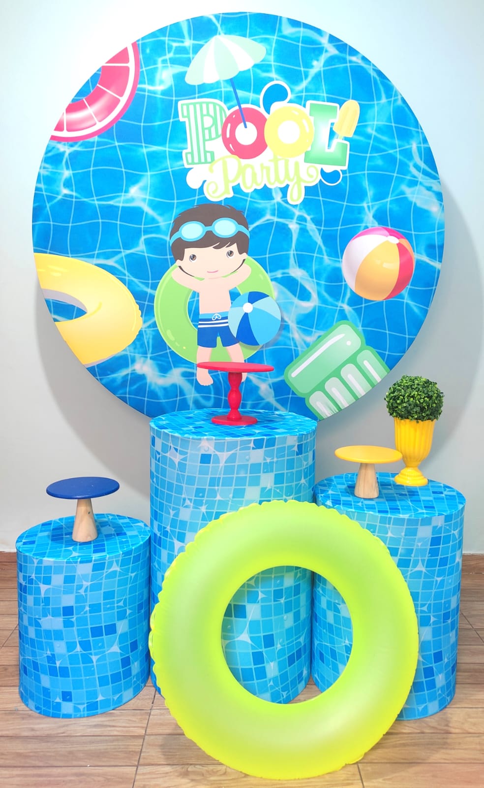 Decoracao Pool Party Simples