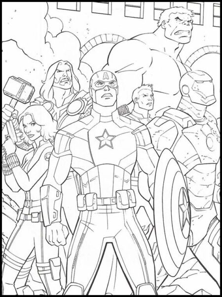 desenho-para-colorir-vingadores