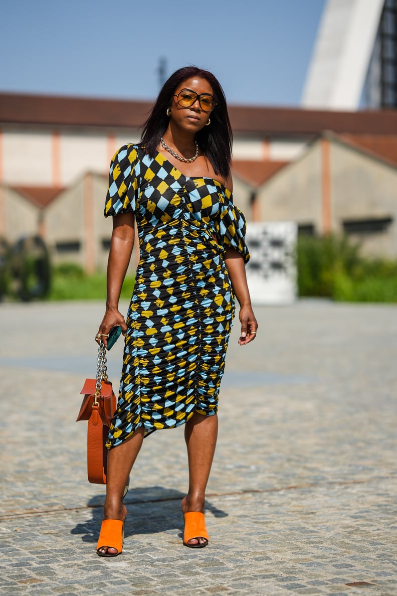 Fashion Look with midi dress