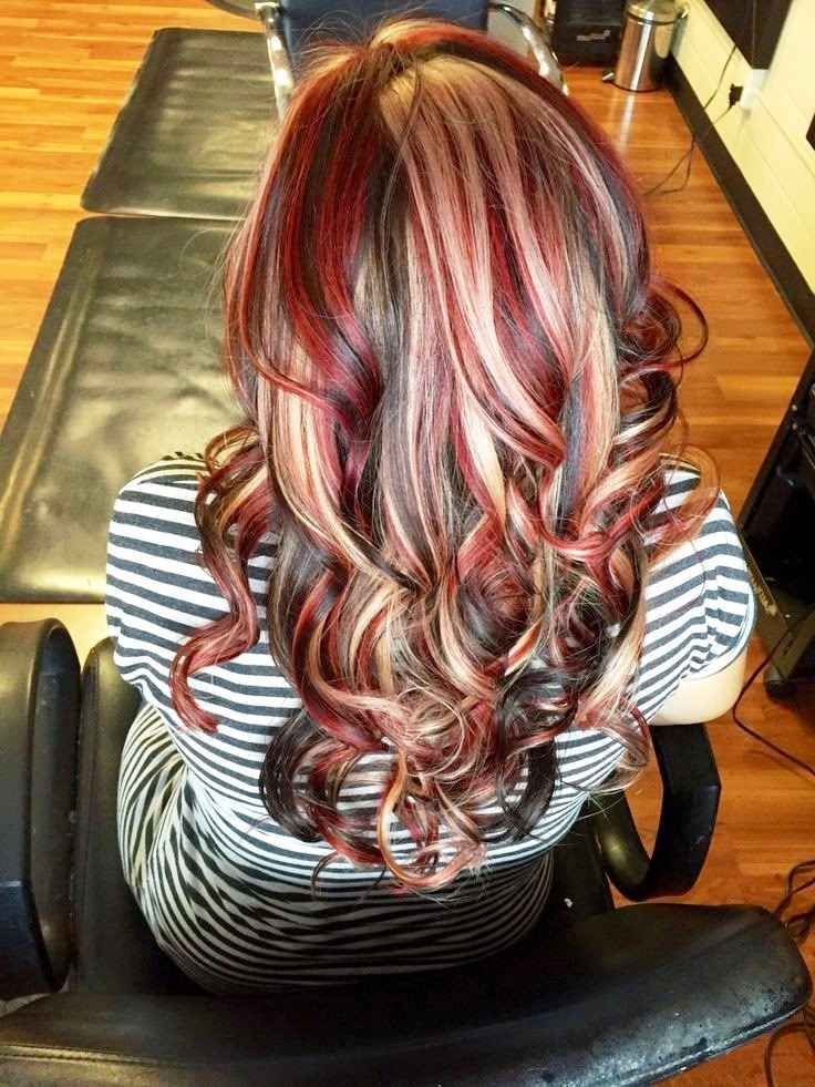 red highlights