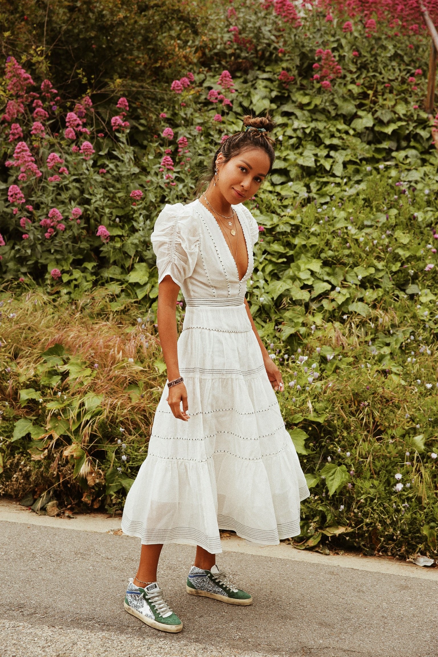 Look com Vestido Branco