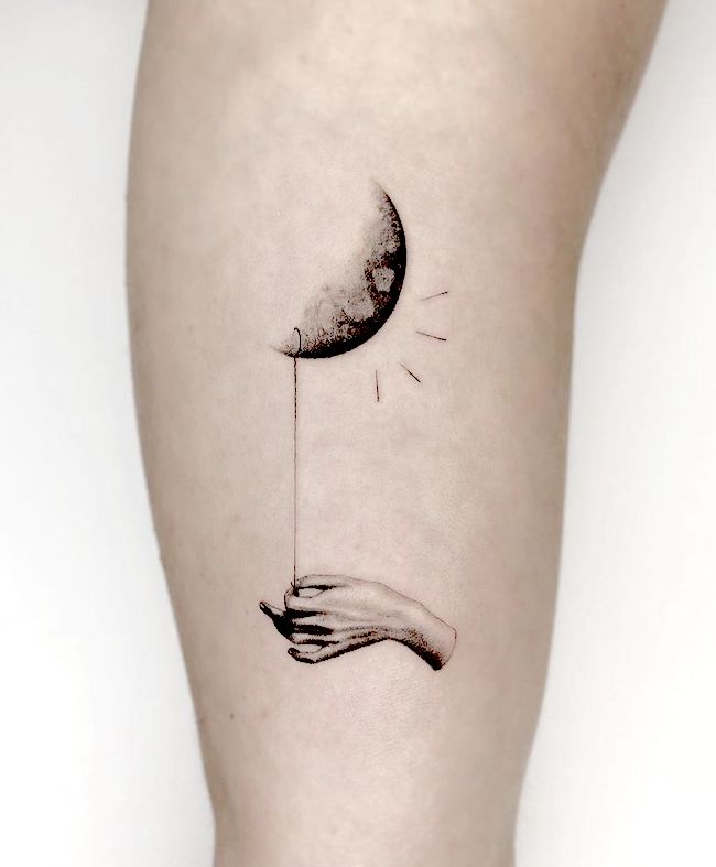 moon tattoo