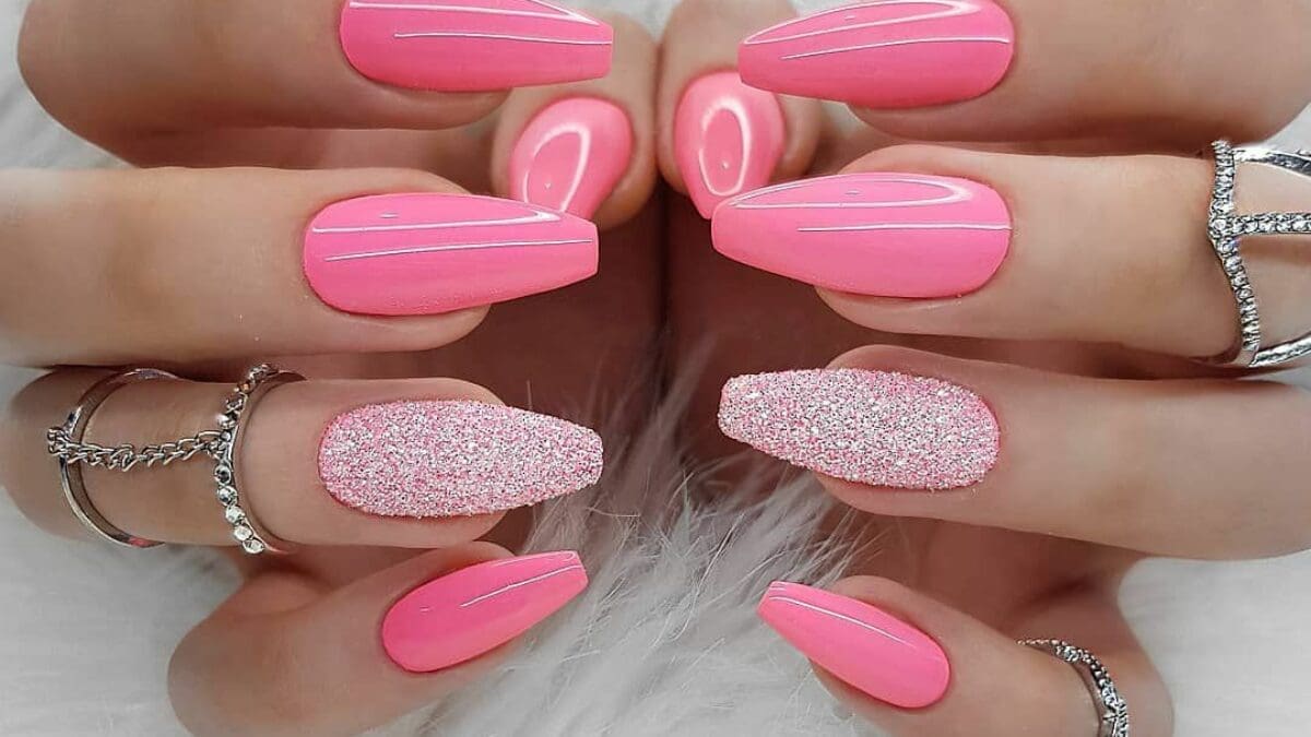 Unhas Decoradas Rosa