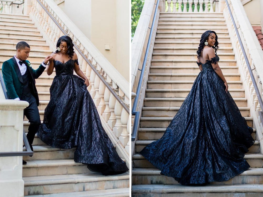 Black Wedding Dress