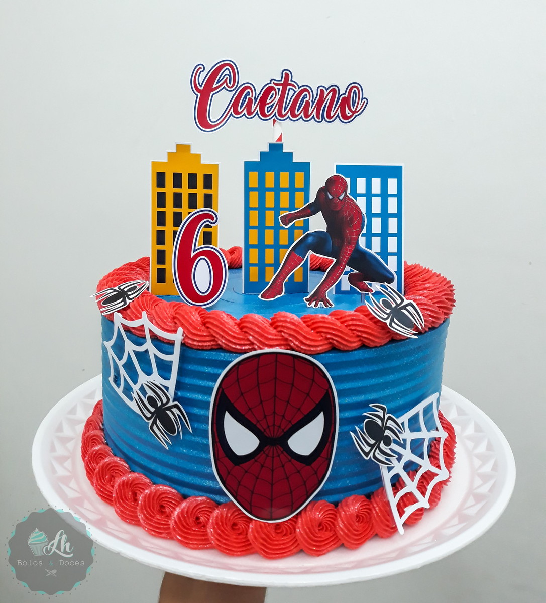 Bolo Decorado Homem Aranha