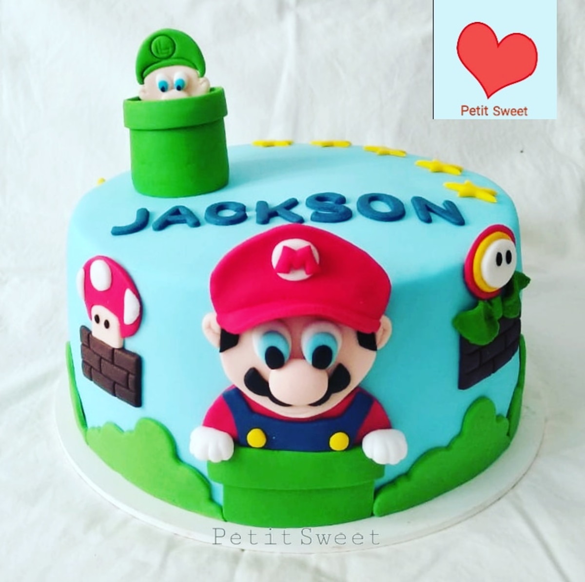 Bolo Decorado Mario Bros