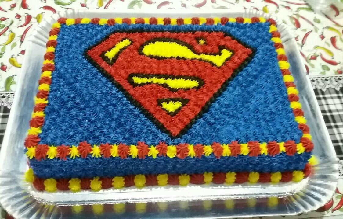 Bolo Decorado Superman