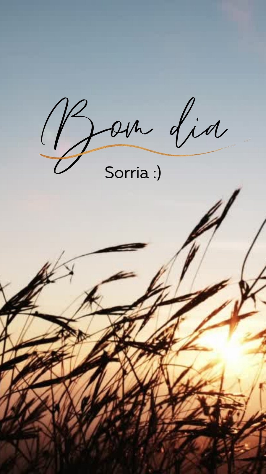 Bom dia Sorria