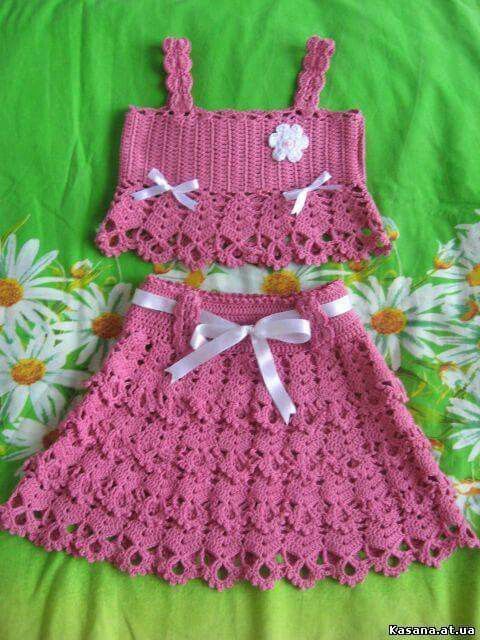 Conjunto Infantil De Croche