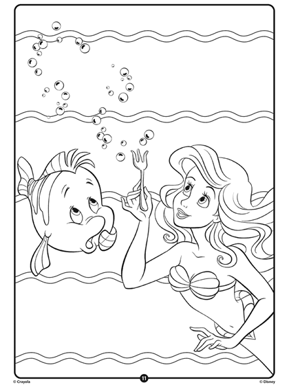 desenho-para-colorir-ariel