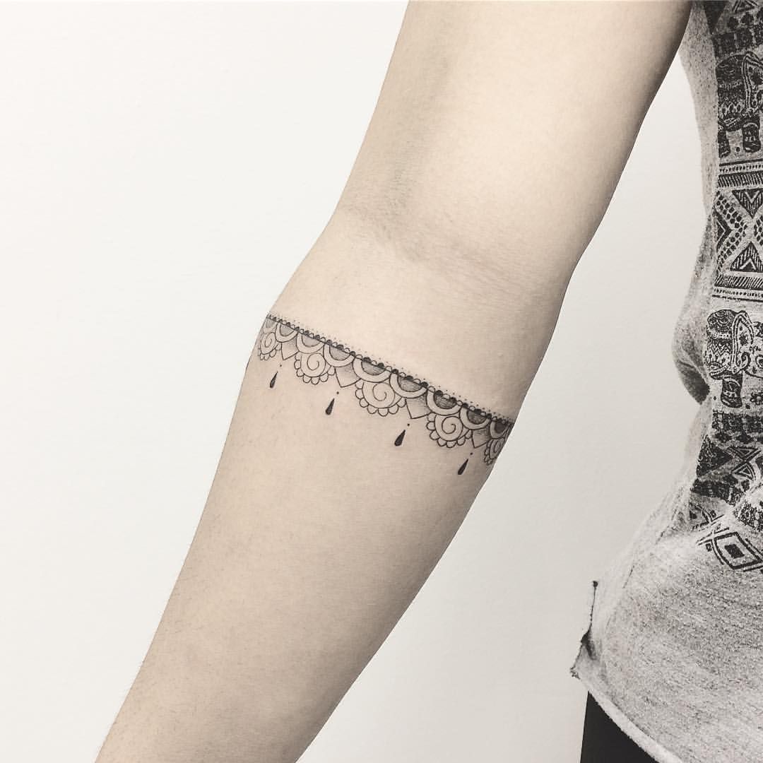 Tatuagem Bracelete Feminina