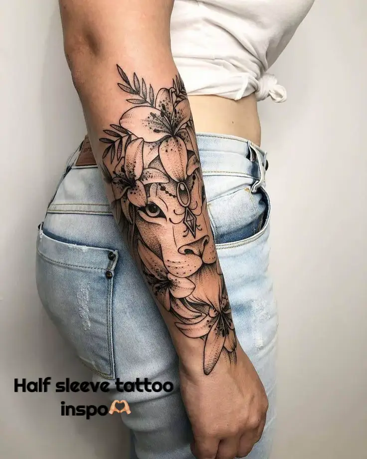 Full Arm Sleeve Tattoo for Women