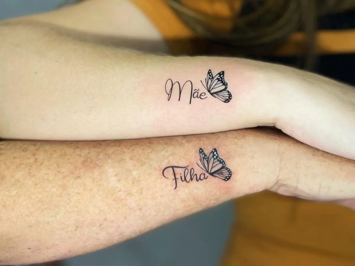 Female Tattoo Mother and Daughter