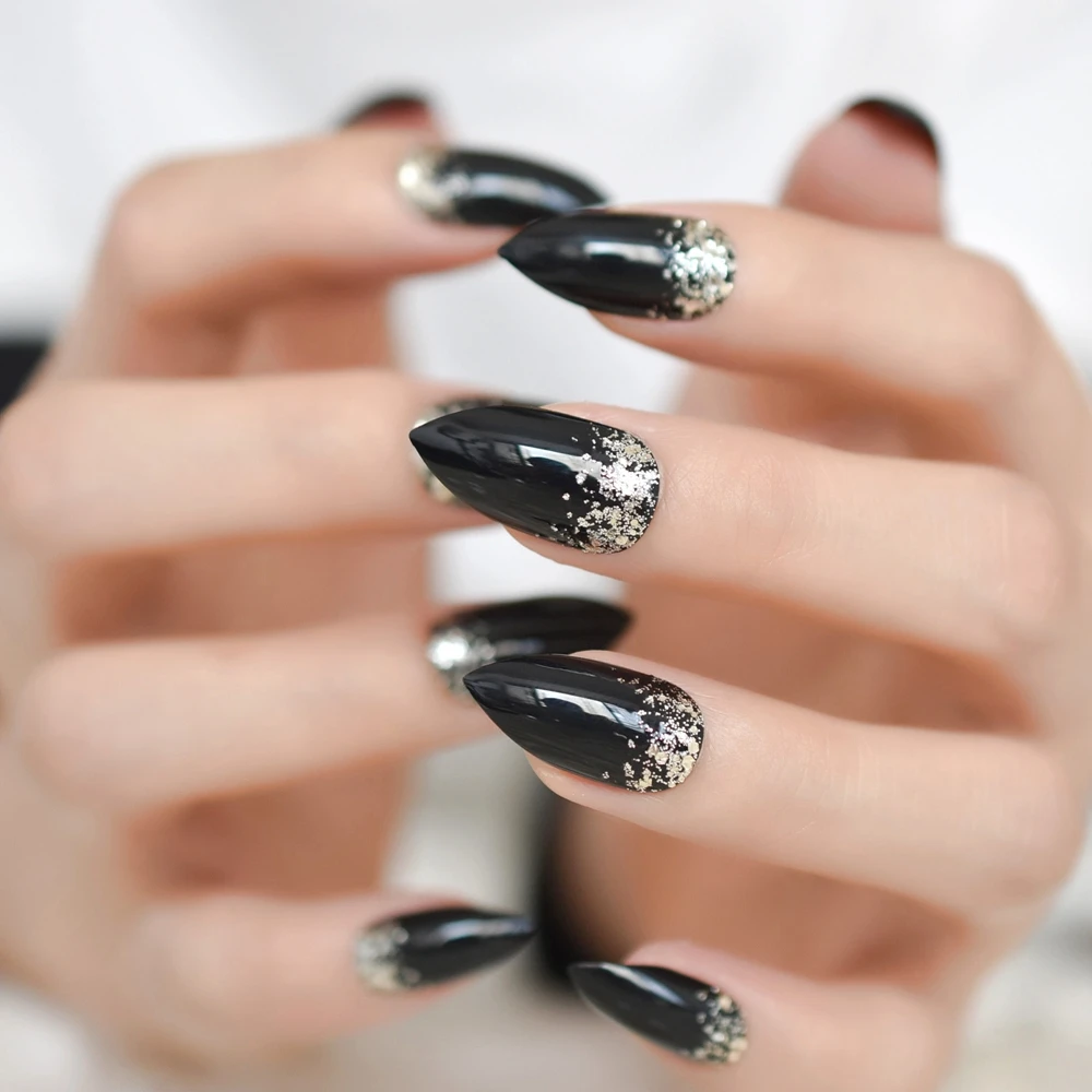 Stiletto Decorated Nail