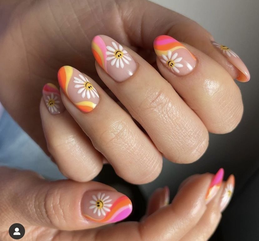 Unhas Decoradas De Flor