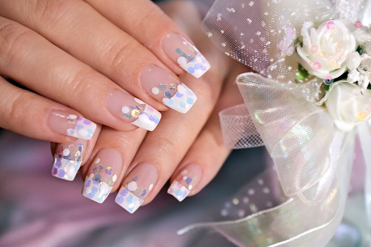 Decorated Nails for Brides