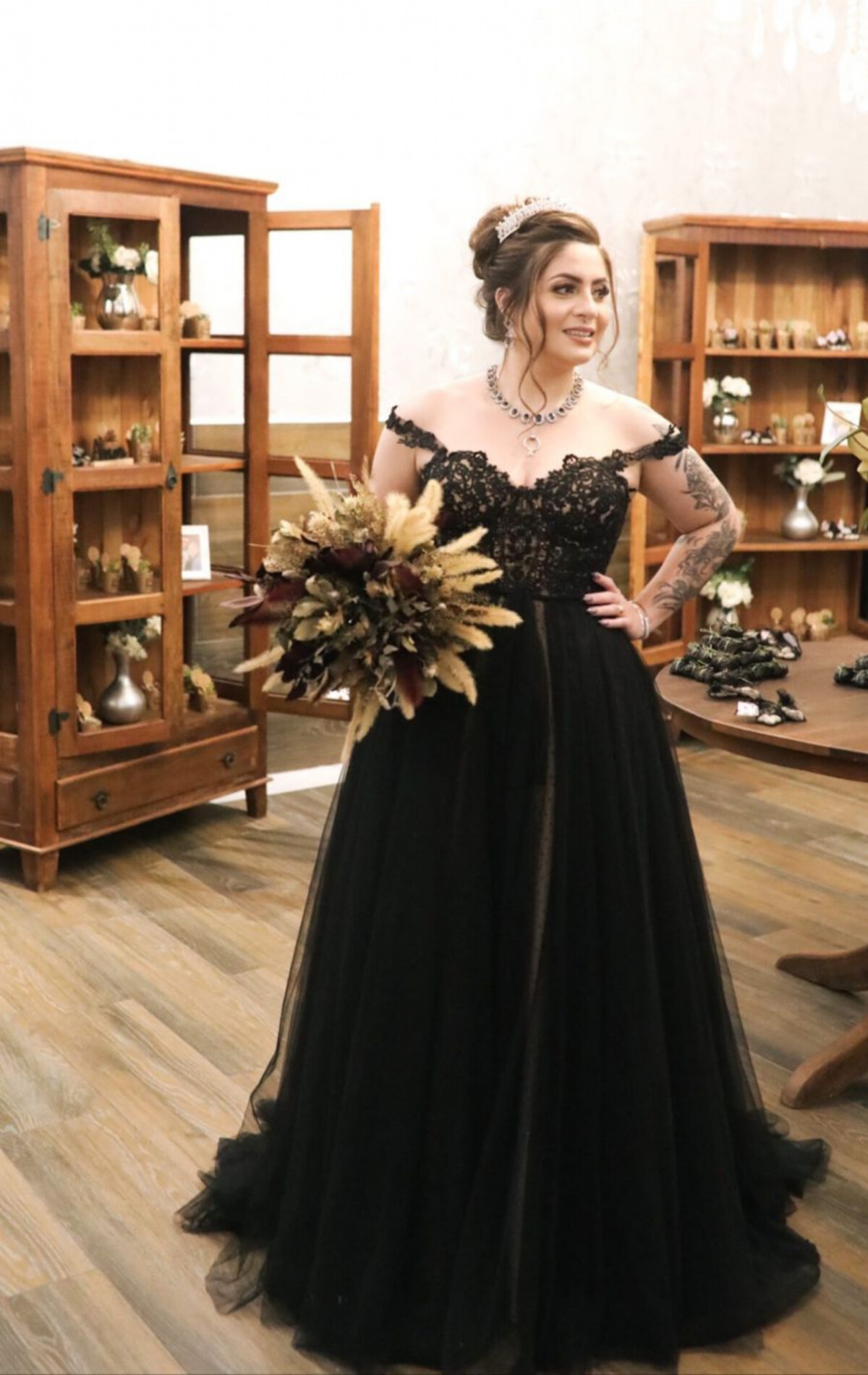 Vestido De Noiva Preto