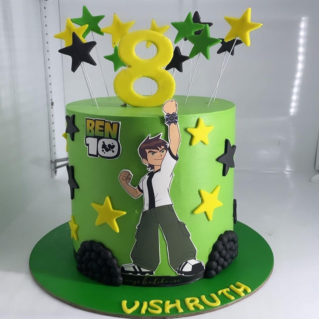 Ben 10 Decorated Cake