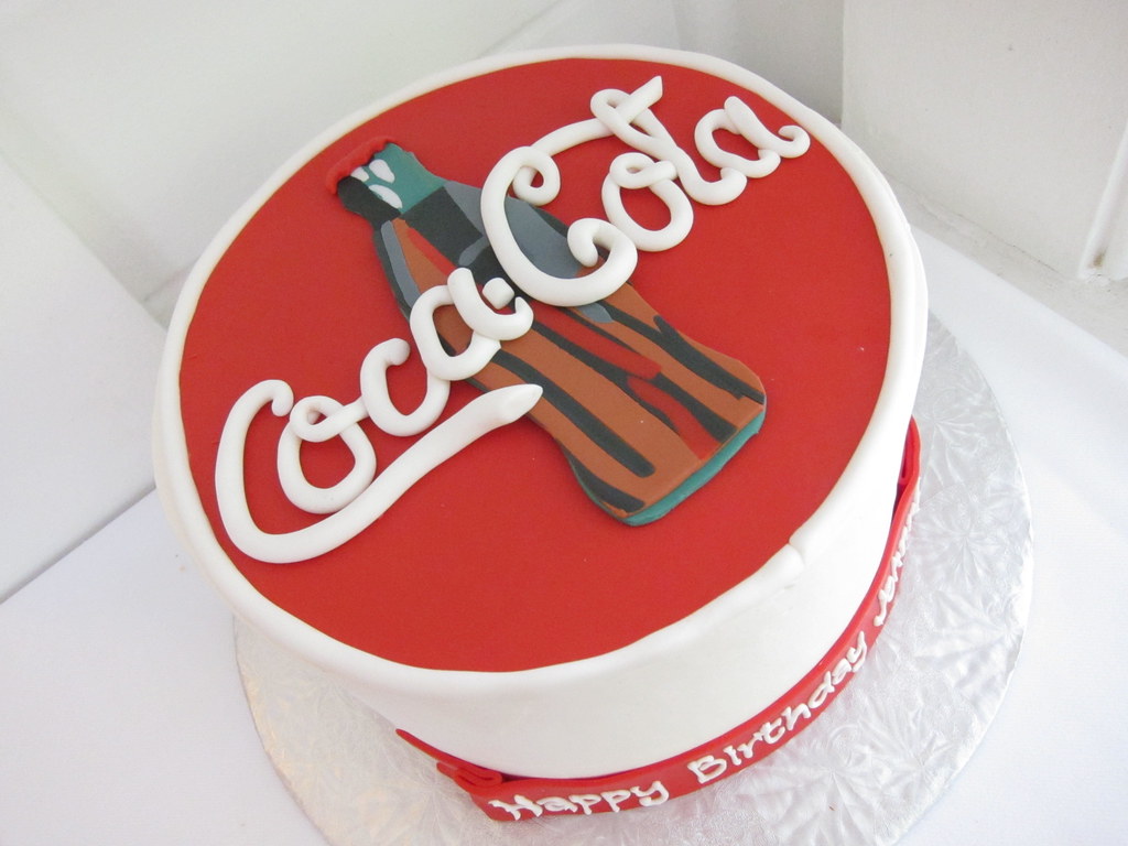 Coca Cola decorated cake