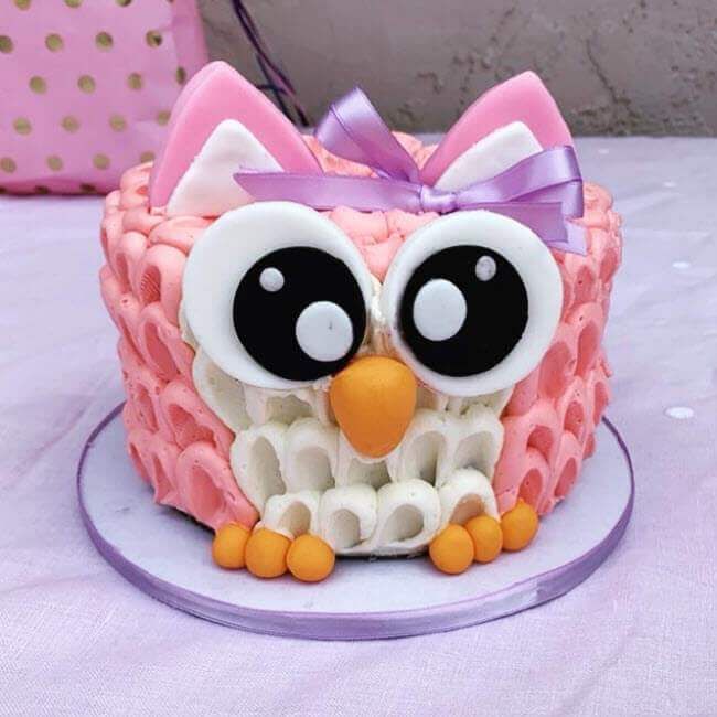 Owl Decorated Cake