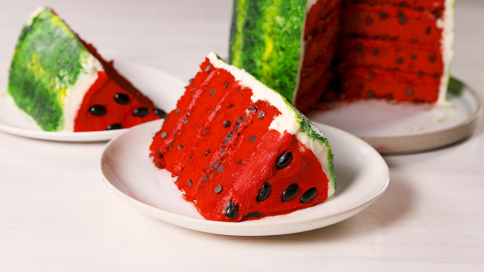 Watermelon Decorated Cake